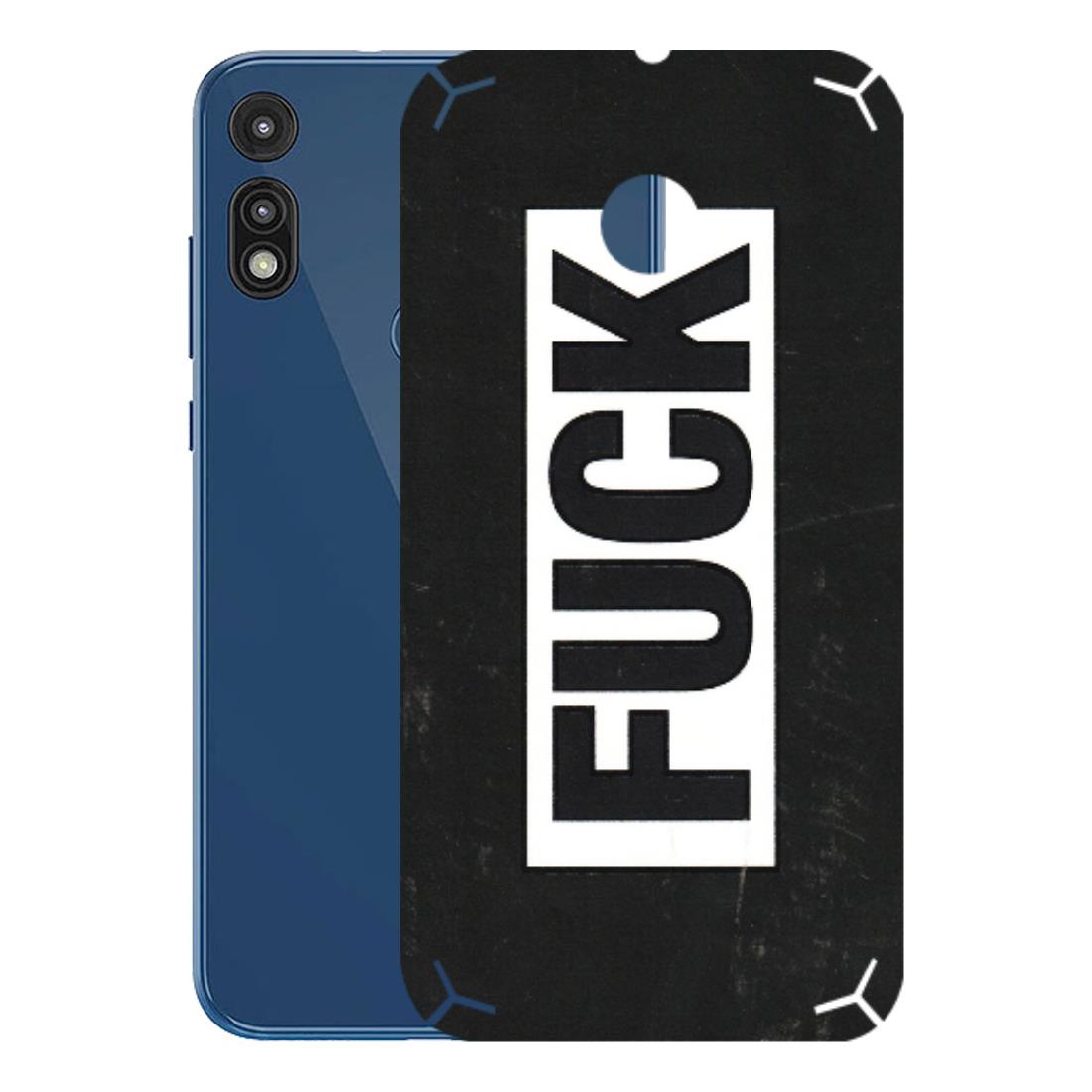 Motorola Phone Skins (All Models) - The F Word - 3D Embossed Finish (L-255) Motorola Moto E