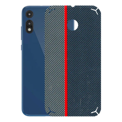 Motorola Phone Skins (All Models) - Blue Sober Lines - 3D Embossed Finish (L-305) Motorola Moto E