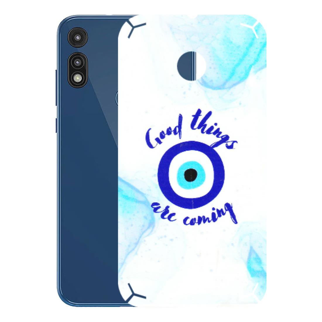 Motorola Phone Skins (All Models) - Evil Eye Good Things Are Coming - 3D Embossed Finish (L-322) Motorola Moto E