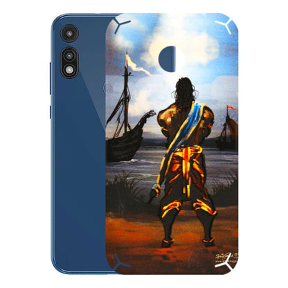 Motorola Phone Skins (All Models) - Heavenly God Figure - 3D Embossed Finish (L-34) Motorola Moto E