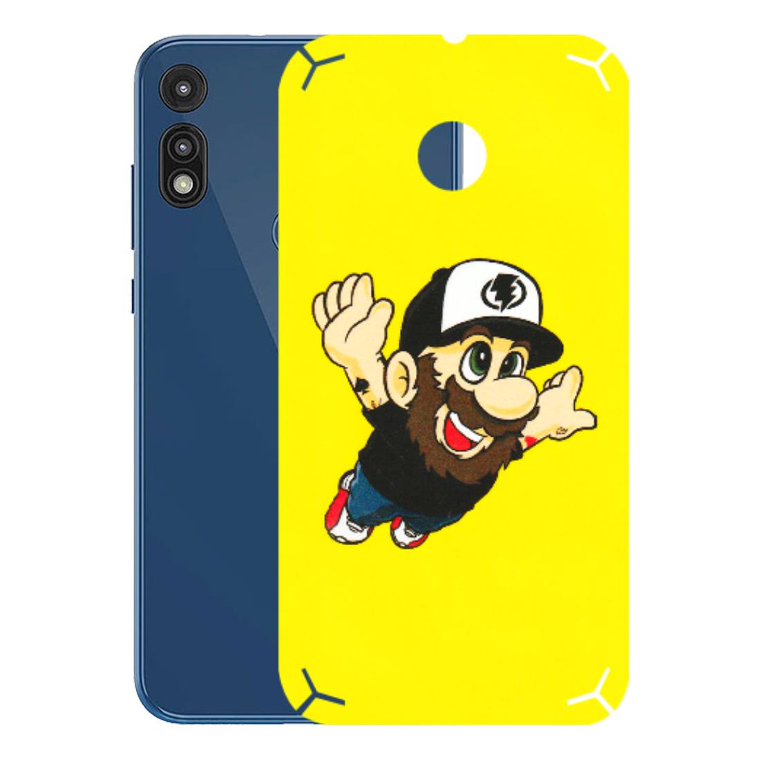 Motorola Phone Skins (All Models) - Flying Beardo - 3D Embossed Finish (L-60) Motorola Moto E