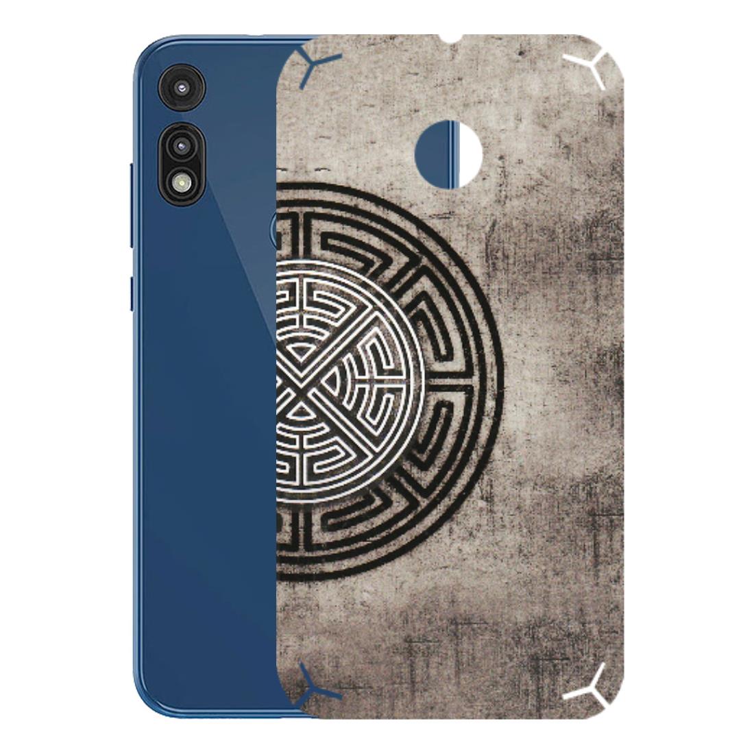 Motorola Phone Skins (All Models) - Mysterious Circular Design - 3D Embossed Finish (L-63) Motorola Moto E