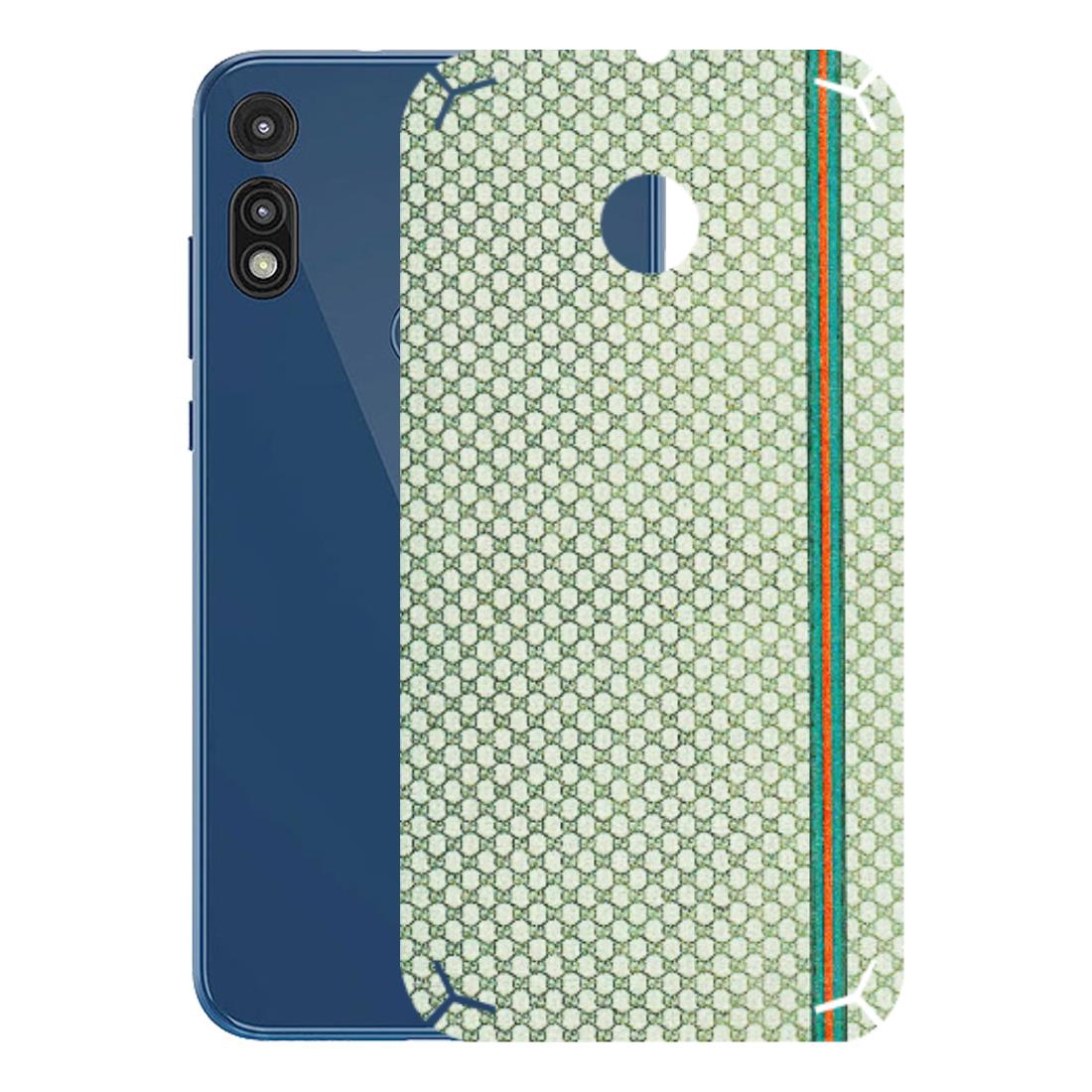 Motorola Phone Skins (All Models) - Gucci Fabric Pattern - 3D Embossed Finish (L-73) Motorola Moto E