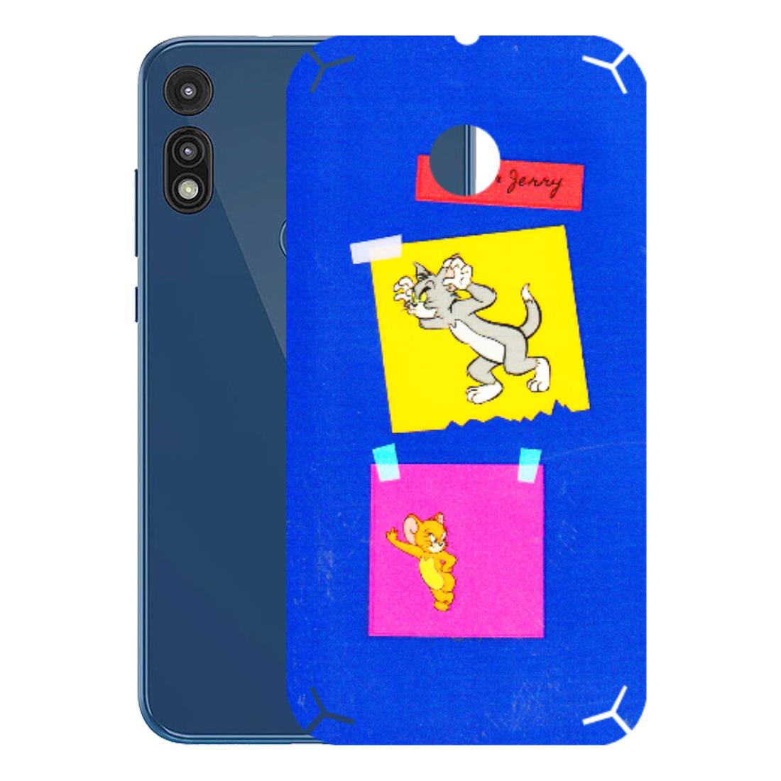 Motorola Phone Skins (All Models) - Tom N Jerry Sticky Notes - 3D Embossed Finish (L-88) Motorola Moto E