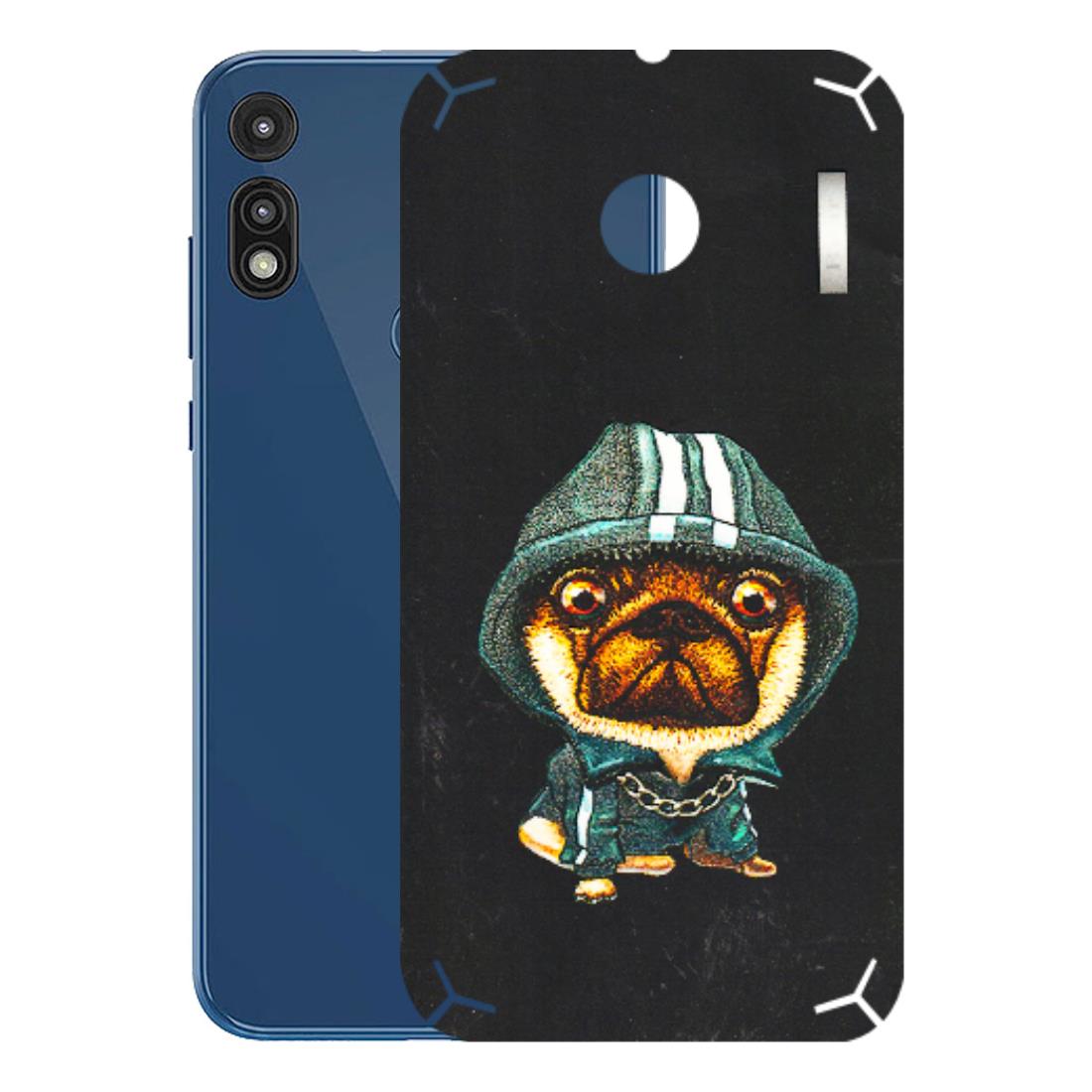 Motorola Phone Skins (All Models) - Puppy N Hoodie - 3D Embossed Finish (L-90) Motorola Moto E