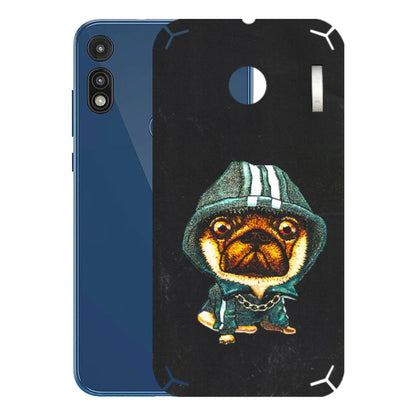 Motorola Phone Skins (All Models) - Puppy N Hoodie - 3D Embossed Finish (L-90) Motorola Moto E