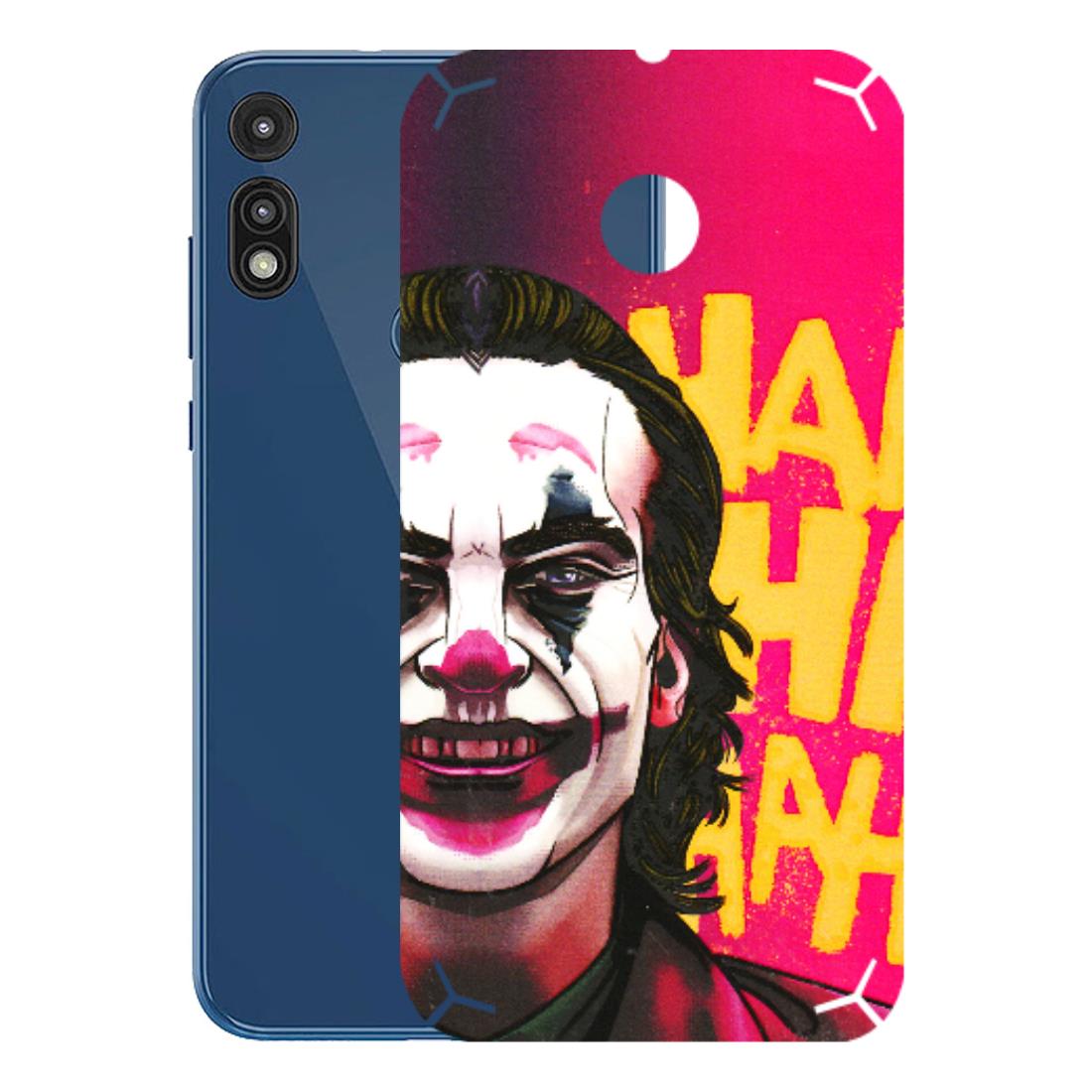 Motorola Phone Skins (All Models) - Joker Evil Laugh - 3D Embossed Finish (L-97) Motorola Moto E
