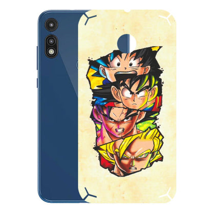 Motorola Phone Skins (All Models) - Angry Multi Anime - Matte Finish (M-113) Motorola Moto E