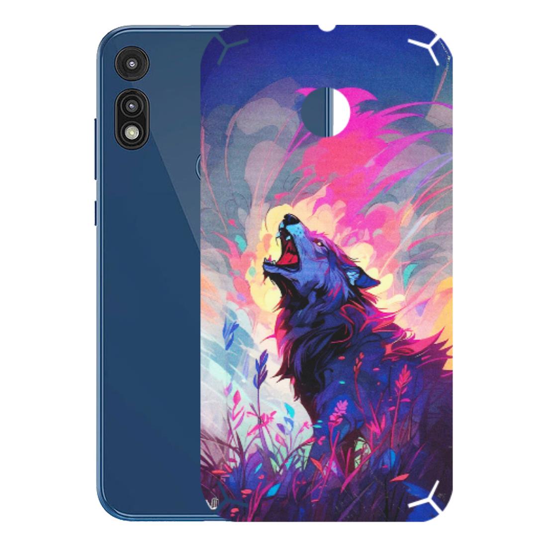 Motorola Phone Skins (All Models) - New Wild Wolf Abstract - Matte Finish (M-125) Motorola Moto E