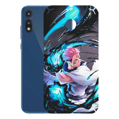 Motorola Phone Skins (All Models) - New Jujutsu Kaisen Grey Blue Anime - Matte Finish (M-127) Motorola Moto E