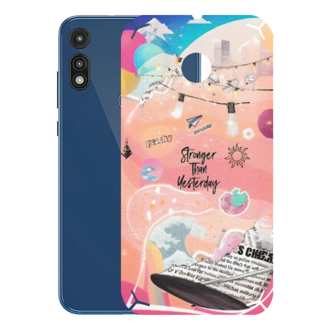 Motorola Phone Skins (All Models) - Stronger Then Yesterday - Matte Finish (M-128) Motorola Moto E