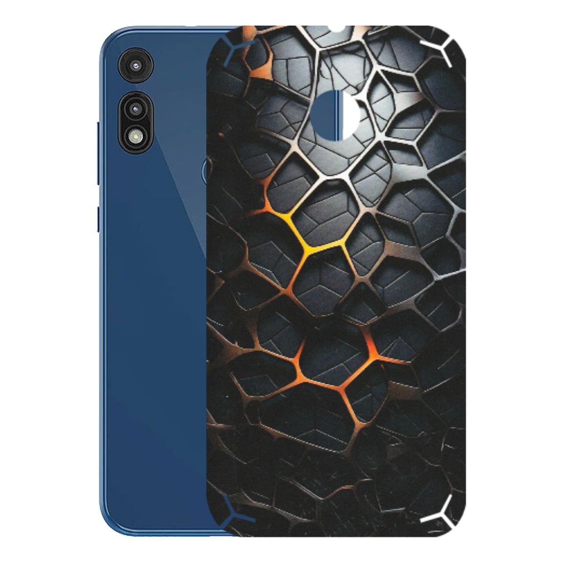Motorola Phone Skins (All Models) - New Abstract Graphite Tiles - Matte Finish (M-130) Motorola Moto E