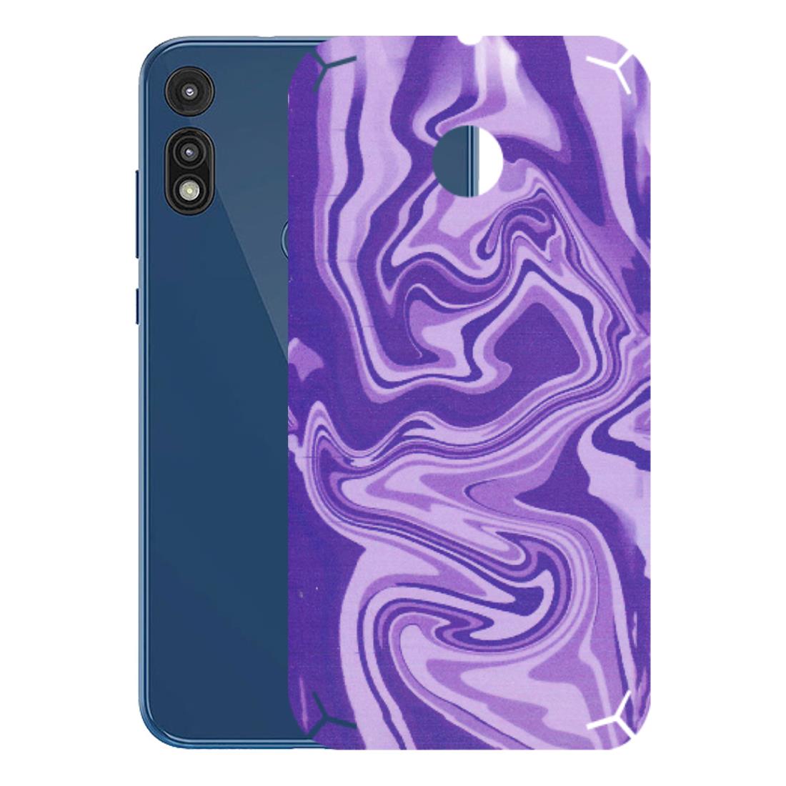 Motorola Phone Skins (All Models) - Hazy Purple Nights - Matte Finish (M-14) Motorola Moto E