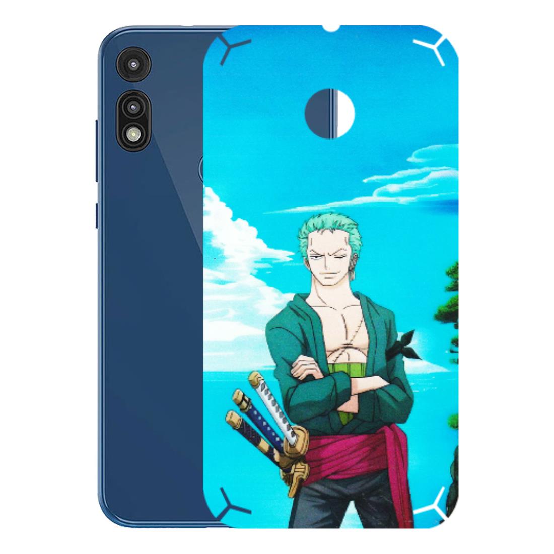 Motorola Phone Skins (All Models) - Cool Swordman Zoro Anime - Matte Finish (M-143) Motorola Moto E