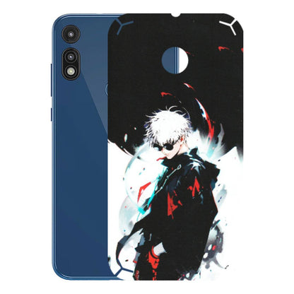Motorola Phone Skins (All Models) - Gojo Powerful Charater Kaisen Anime - Matte Finish (M-144) Motorola Moto E