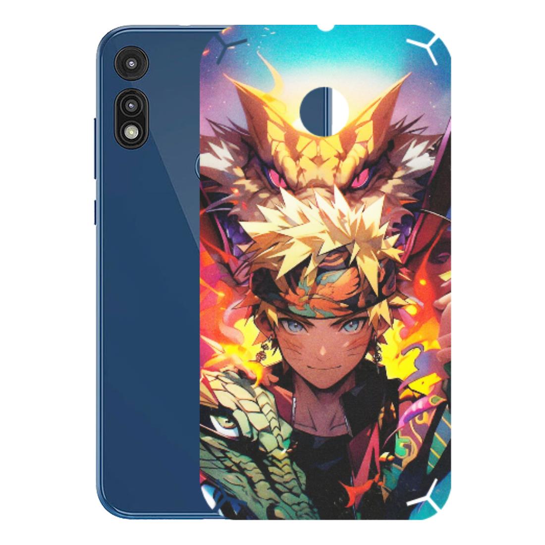 Motorola Phone Skins (All Models) - Angry Naruto Anime - Matte Finish (M-148) Motorola Moto E