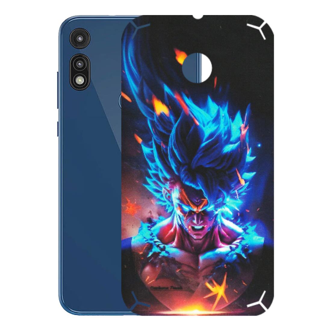 Motorola Phone Skins (All Models) - Angry Goku Dragon Ball Anime - Matte Finish (M-150) Motorola Moto E