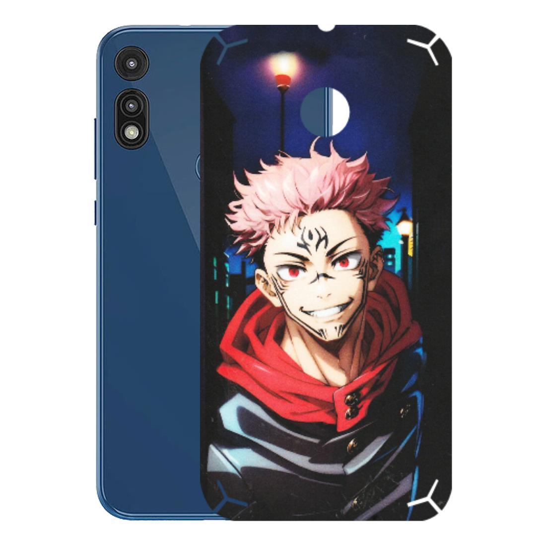 Motorola Phone Skins (All Models) - Yuji Itadori Funny Face Anime - Matte Finish (M-152) Motorola Moto E