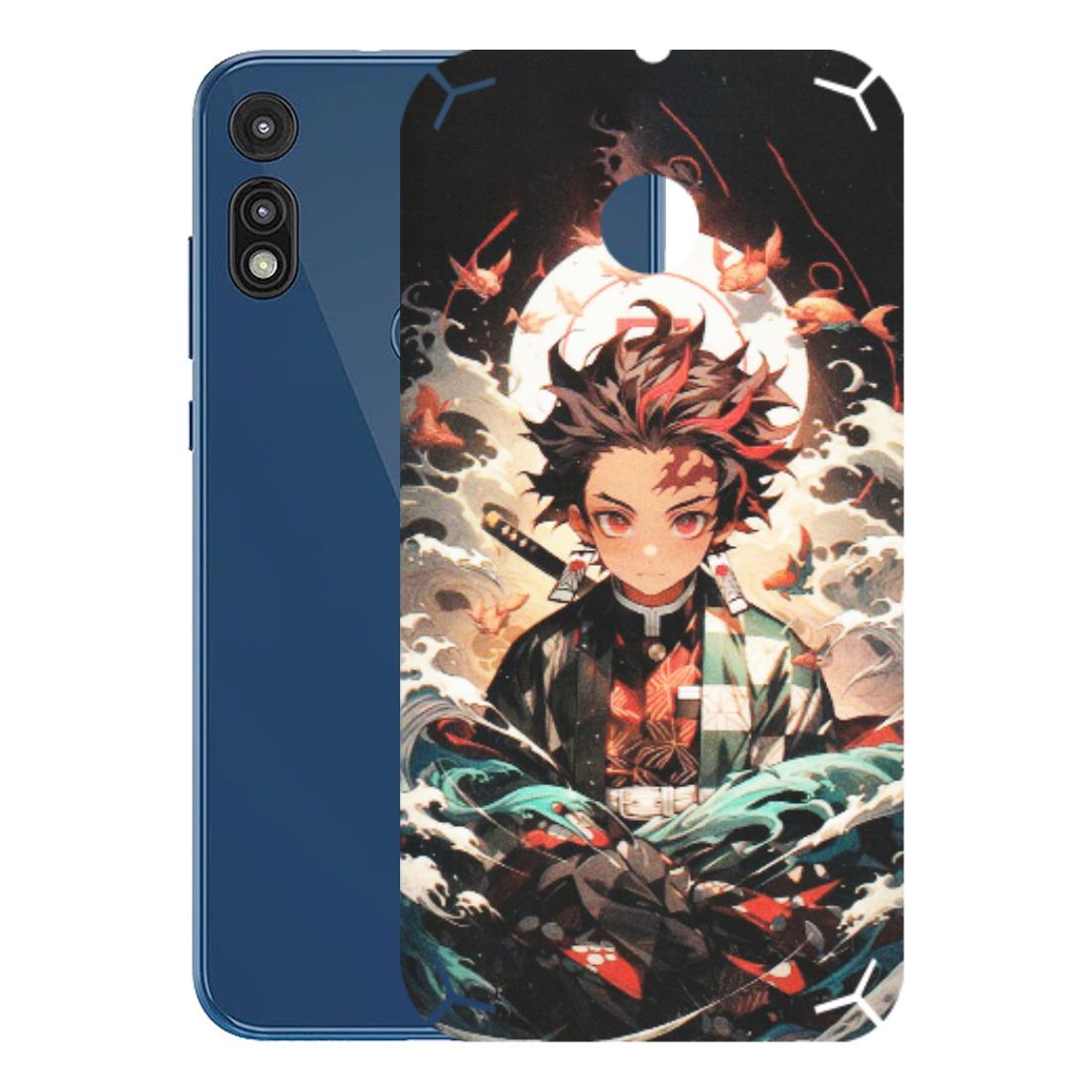 Motorola Phone Skins (All Models) - Tanjiro Demon Slayer Anime - Matte Finish (M-158) Motorola Moto E