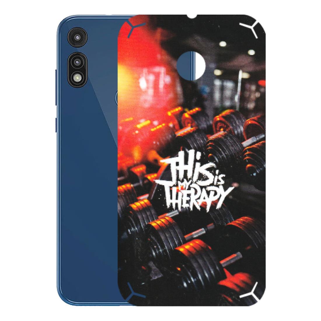 Motorola Phone Skins (All Models) - GYM Lover Therapy - Matte Finish (M-160) Motorola Moto E