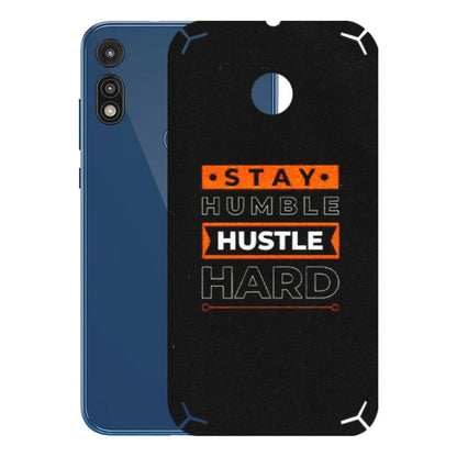 Motorola Phone Skins (All Models) - Stay Humble Stay Hard - Matte Finish (M-48) Motorola Moto E
