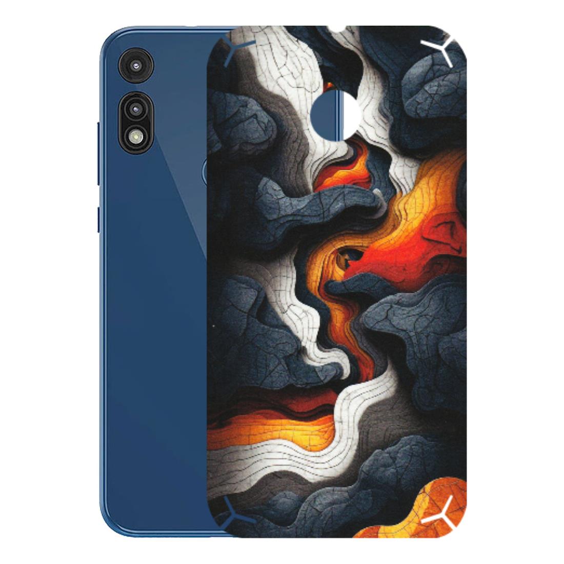 Motorola Phone Skins (All Models) - Abstract Volcanic Layers - Matte Finish (M-52) Motorola Moto E