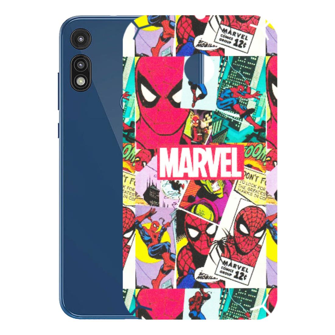 Motorola Phone Skins (All Models) - Marvel Comic Spiderman Grafitti - Matte Finish (M-72) Motorola Moto E
