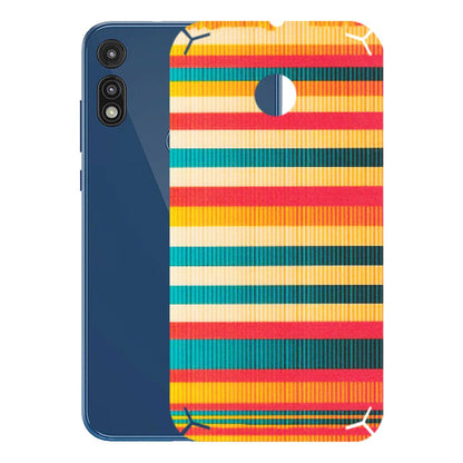 Motorola Phone Skins (All Models) - Colourful Stripes Soothing Effect - Matte Finish (M-86) Motorola Moto E