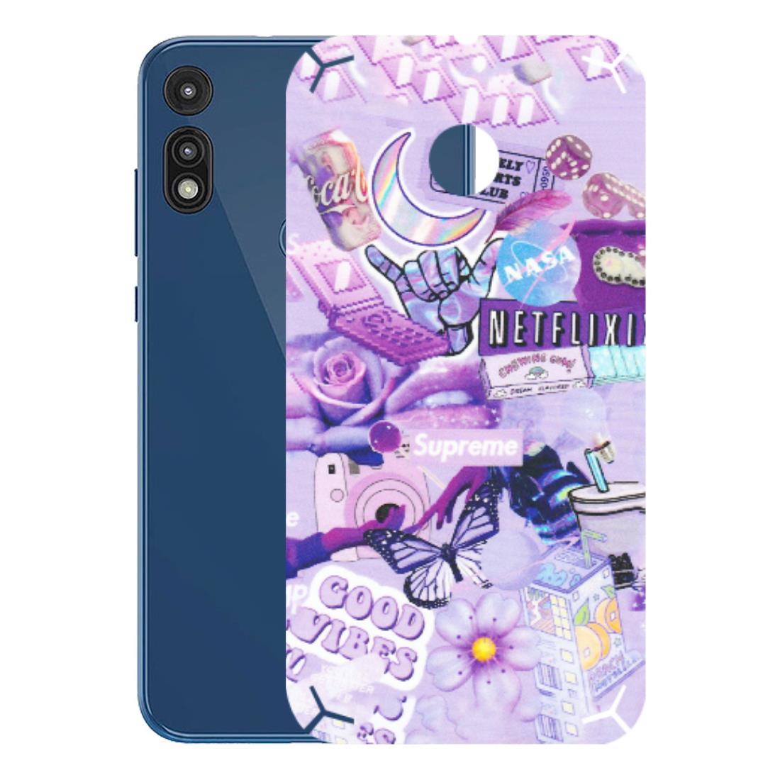 Motorola Phone Skins (All Models) - Supreme Purple Magic - Matte Finish (M-88) Motorola Moto E