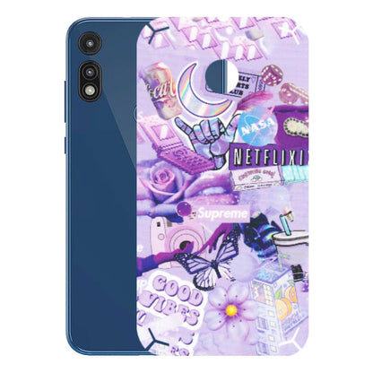 Motorola Phone Skins (All Models) - Supreme Purple Magic - Matte Finish (M-88) Motorola Moto E
