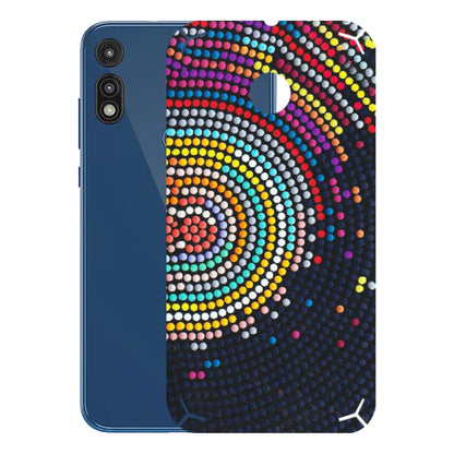 Motorola Phone Skins (All Models) - Rainbow Dot Mandala - Matte Finish (M-97) Motorola Moto E