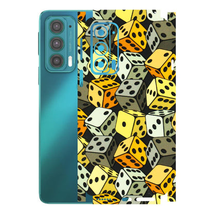 Motorola Phone Skins (All Models) - Dices Of Life - 3D Embossed Finish (L-04) Motorola Moto Edge 20 (5G)