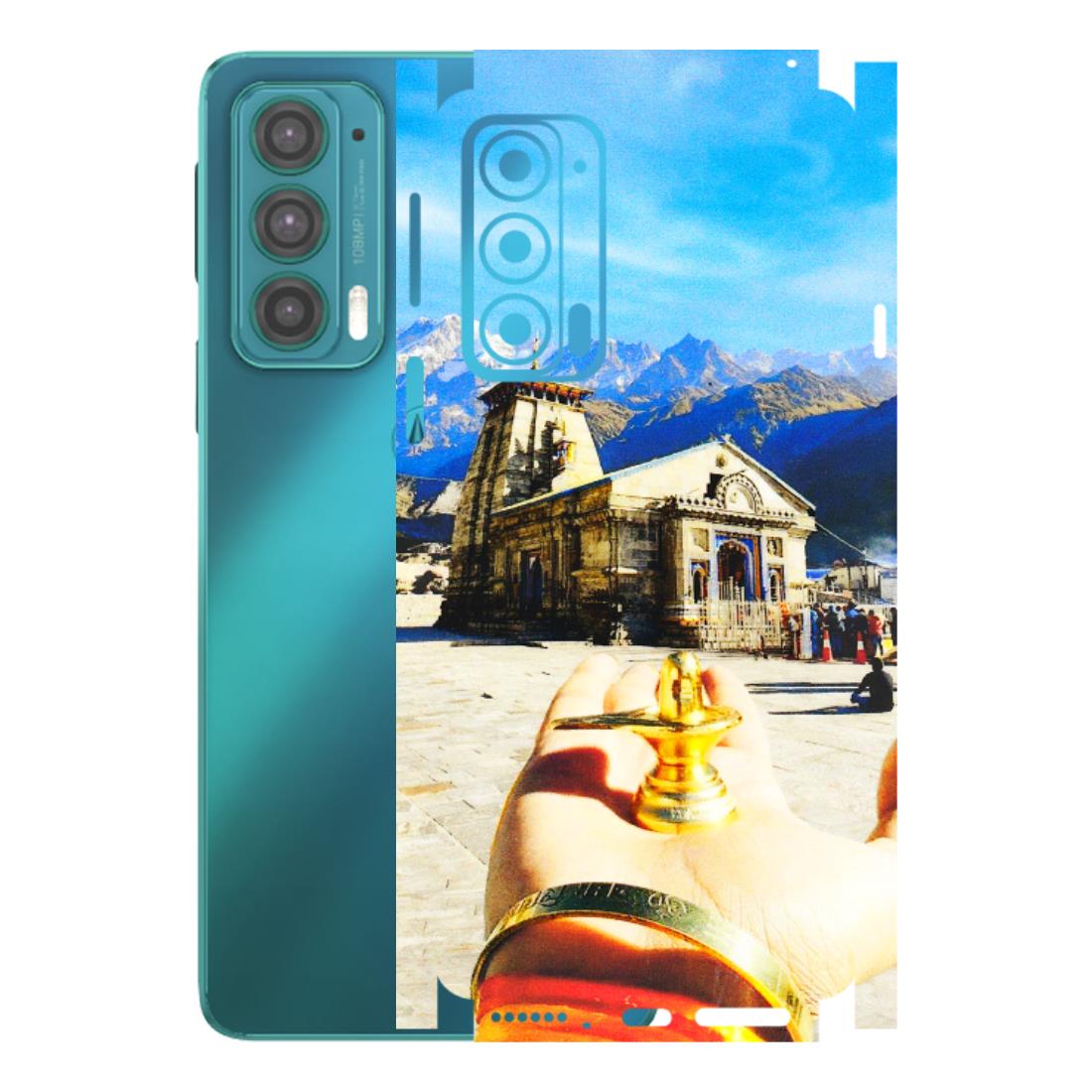 Motorola Phone Skins (All Models) - Beauty of Kedarnath - 3D Embossed Finish (L-108) Motorola Moto Edge 20 (5G)