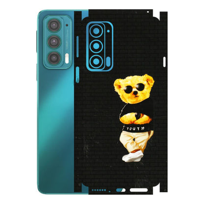 Motorola Phone Skins (All Models) - Classy Teddy Bear - 3D Embossed Finish (L-116) Motorola Moto Edge 20 (5G)