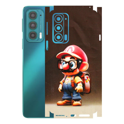 Motorola Phone Skins (All Models) - Little Mario - 3D Embossed Finish (L-119) Motorola Moto Edge 20 (5G)