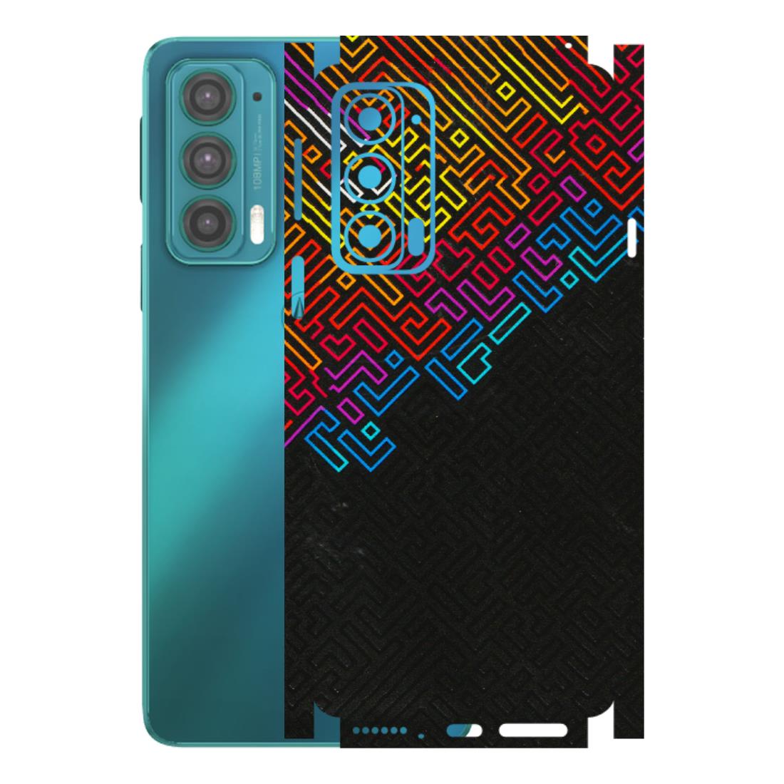 Motorola Phone Skins (All Models) - Dotme Pattern Art - 3D Embossed Finish (L-121) Motorola Moto Edge 20 (5G)