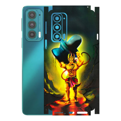 Motorola Phone Skins (All Models) - Hanuman Ji - 3D Embossed Finish (L-128) Motorola Moto Edge 20 (5G)