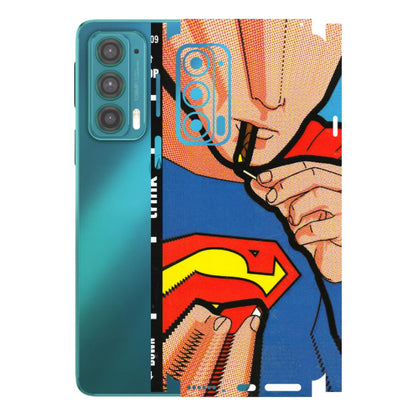 Motorola Phone Skins (All Models) - Superman Sutta - 3D Embossed Finish (L-130) Motorola Moto Edge 20 (5G)