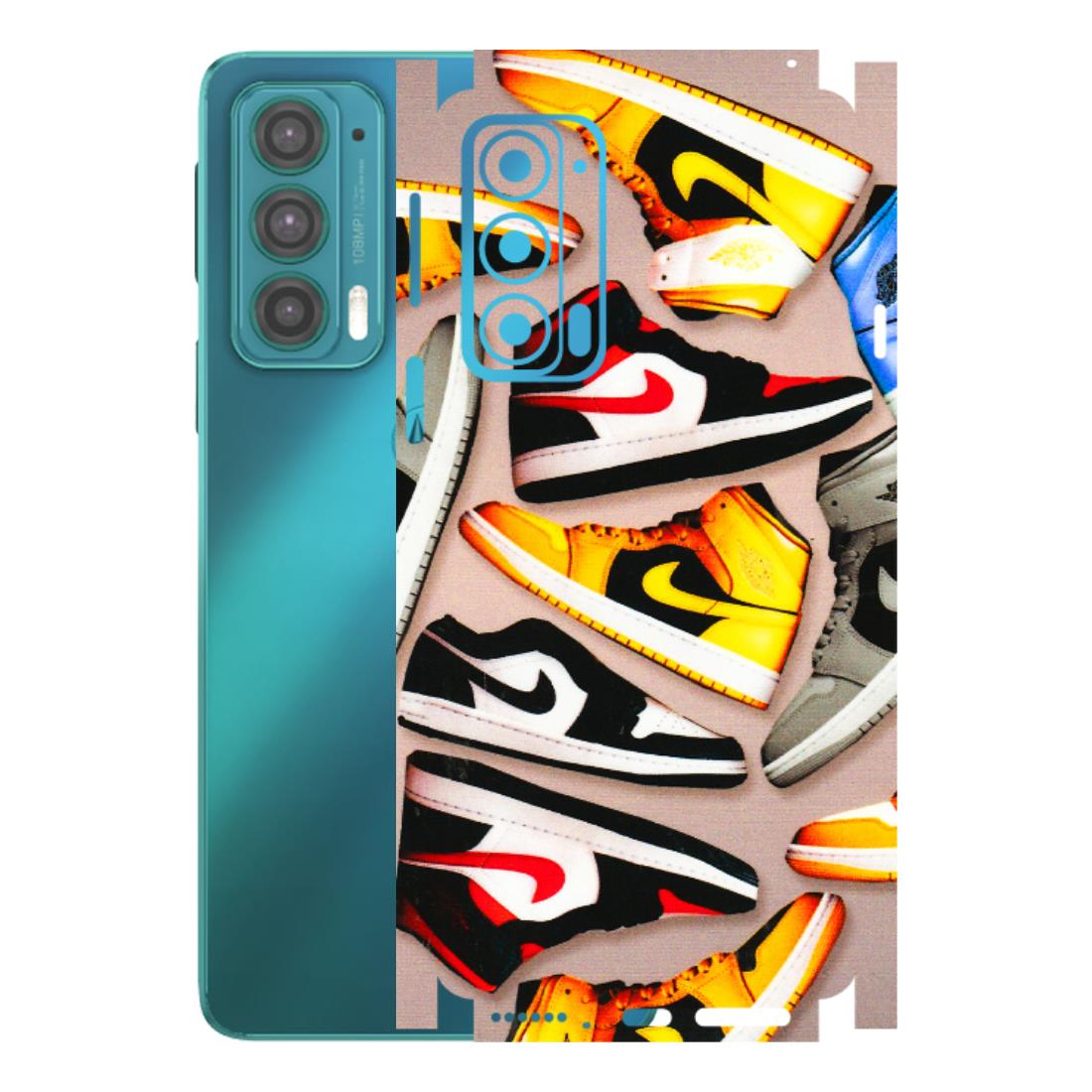 Motorola Phone Skins (All Models) - Sneaker Lover - 3D Embossed Finish (L-135) Motorola Moto Edge 20 (5G)