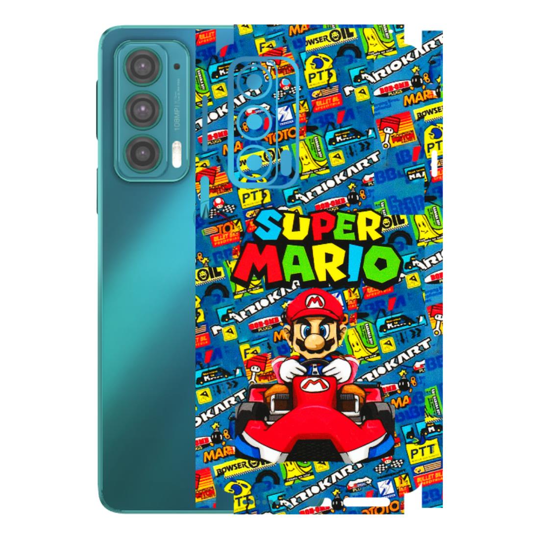 Motorola Phone Skins (All Models) - Super Mario Kart - 3D Embossed Finish (L-140) Motorola Moto Edge 20 (5G)