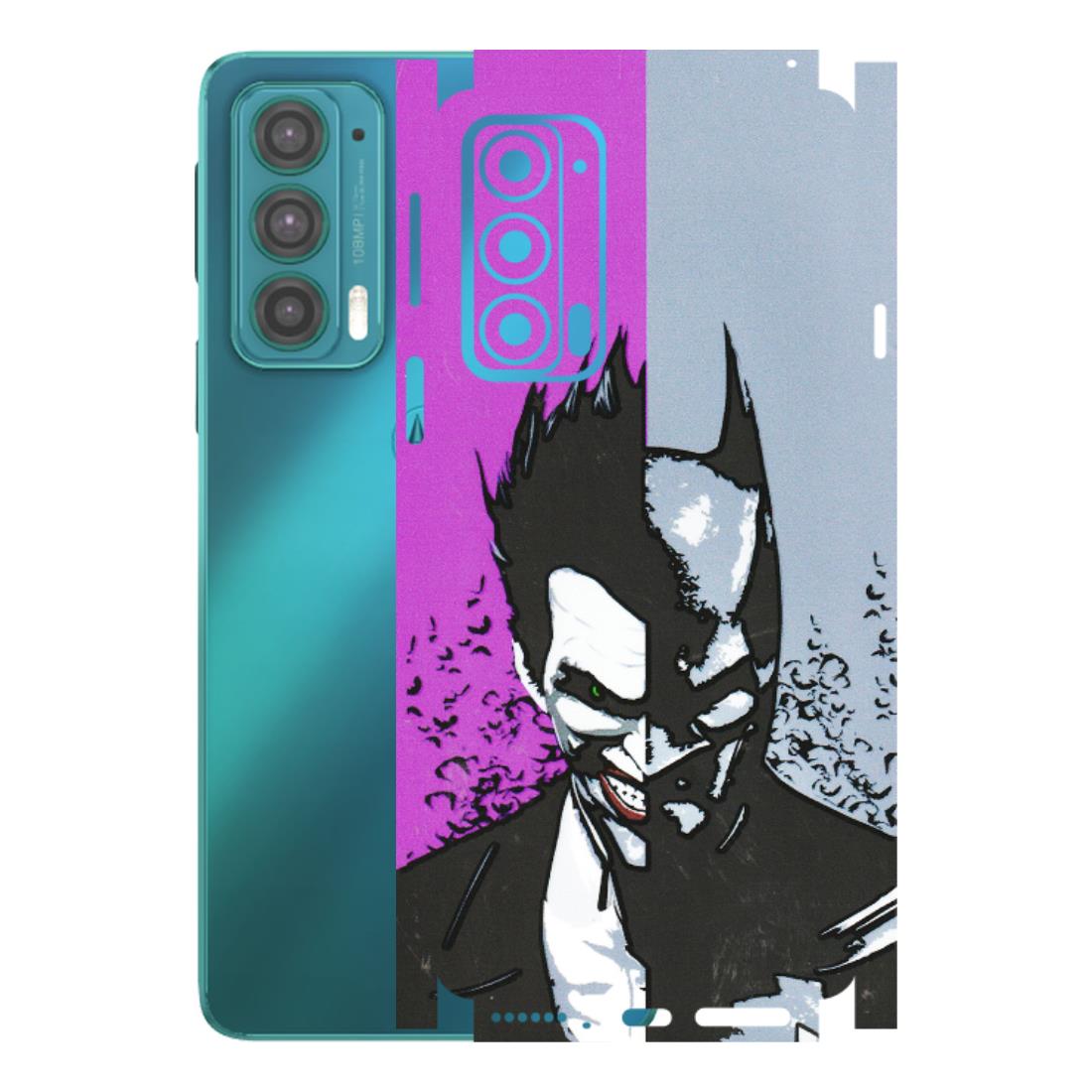 Motorola Phone Skins (All Models) - Batman & Joker - 3D Embossed Finish (L-143) Motorola Moto Edge 20 (5G)