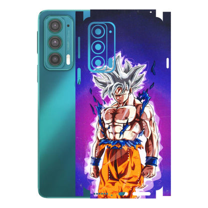 Motorola Phone Skins (All Models) - Goku Purple Anime - 3D Embossed Finish (L-147) Motorola Moto Edge 20 (5G)