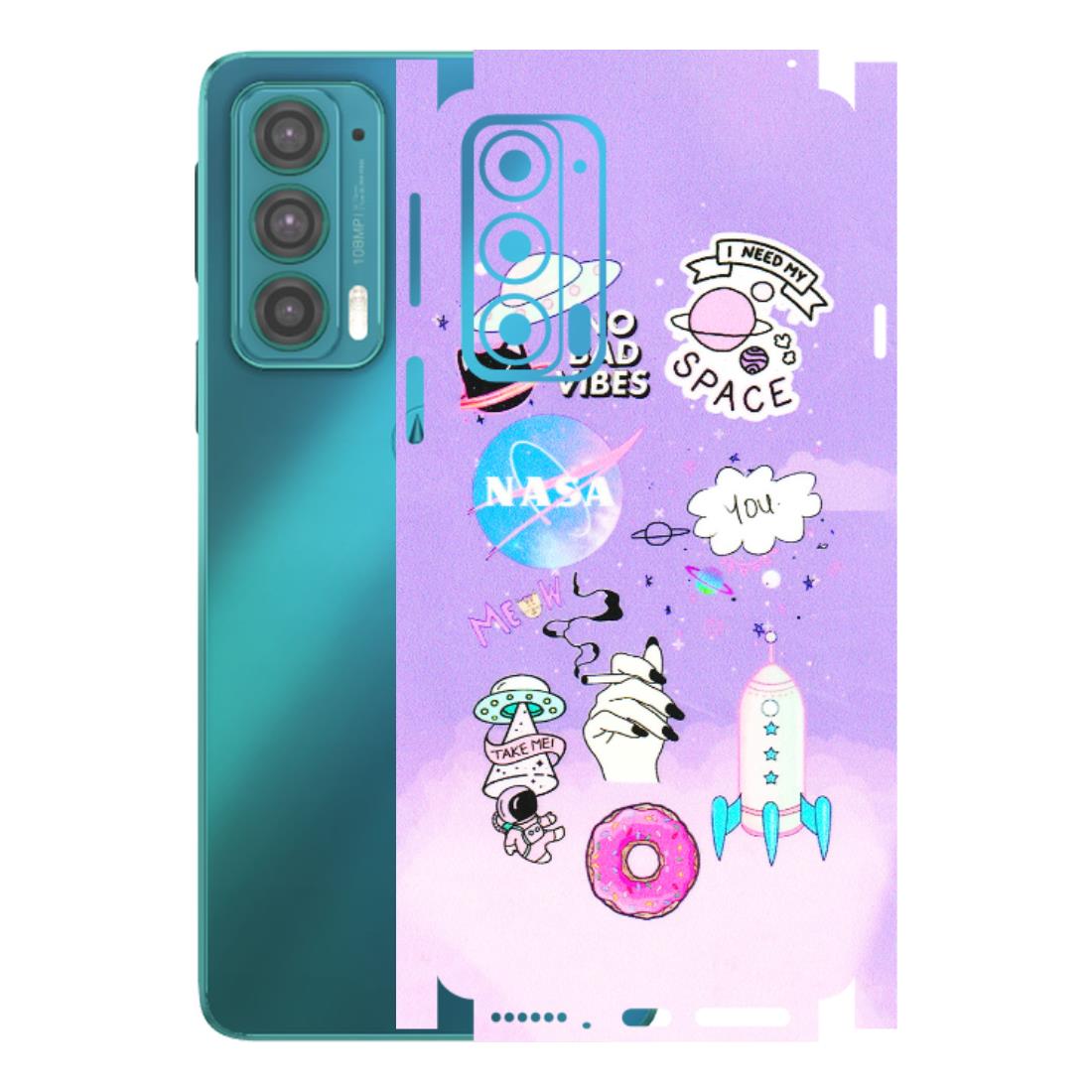 Motorola Phone Skins (All Models) - I Need My Nasa Skin - 3D Embossed Finish (L-149) Motorola Moto Edge 20 (5G)