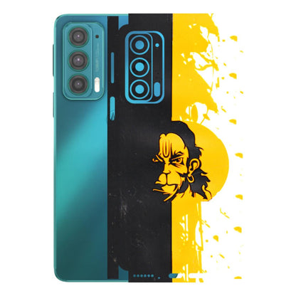 Motorola Phone Skins (All Models) - Bajrangbali - 3D Embossed Finish (L-151) Motorola Moto Edge 20 (5G)