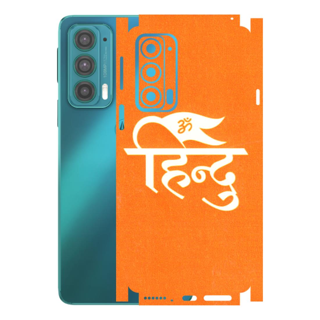 Motorola Phone Skins (All Models) - Hindu Kesari - 3D Embossed Finish (L-154) Motorola Moto Edge 20 (5G)