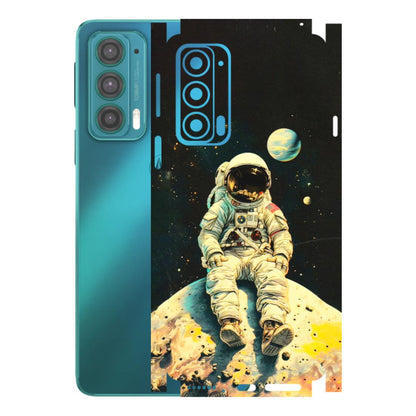 Motorola Phone Skins (All Models) - Astronaut in Space - 3D Embossed Finish (L-16) Motorola Moto Edge 20 (5G)