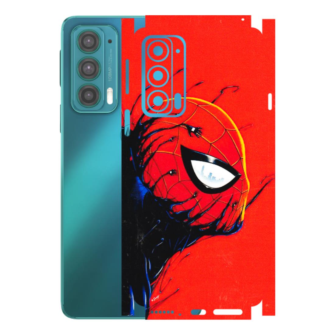 Motorola Phone Skins (All Models) - Spiderman Face Venom - 3D Embossed Finish (L-165) Motorola Moto Edge 20 (5G)