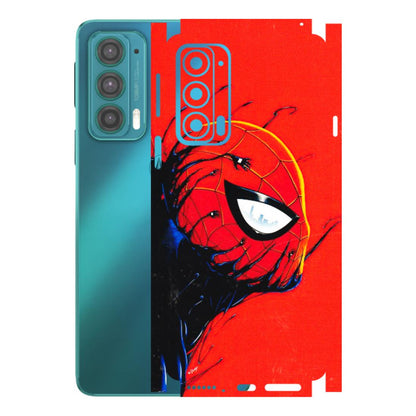 Motorola Phone Skins (All Models) - Spiderman Face Venom - 3D Embossed Finish (L-165) Motorola Moto Edge 20 (5G)