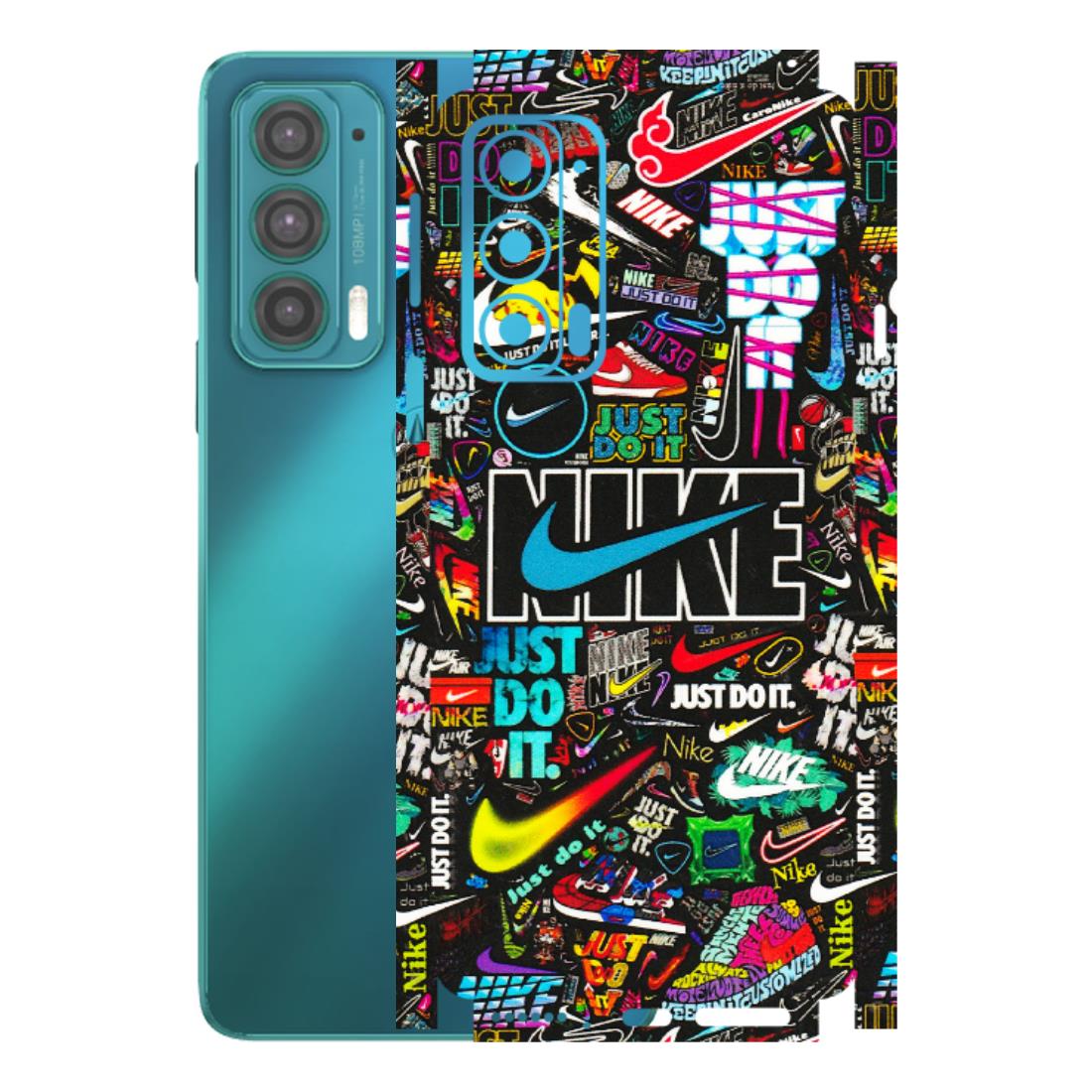 Motorola Phone Skins (All Models) - Just Do It Doodles - 3D Embossed Finish (L-166) Motorola Moto Edge 20 (5G)