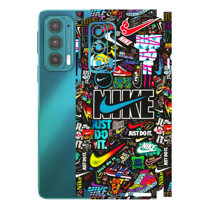 Motorola Phone Skins (All Models) - Just Do It Doodles - 3D Embossed Finish (L-166) Motorola Moto Edge 20 (5G)